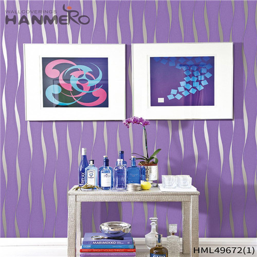 HANMERO PVC Professional Geometric Bronzing 0.53*10M Living Room Pastoral contemporary wallpaper for home