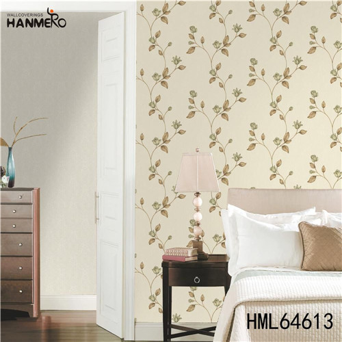 HANMERO PVC Hot Selling Damask Deep Embossed European 1.06M Study Room design of wallpapers of rooms