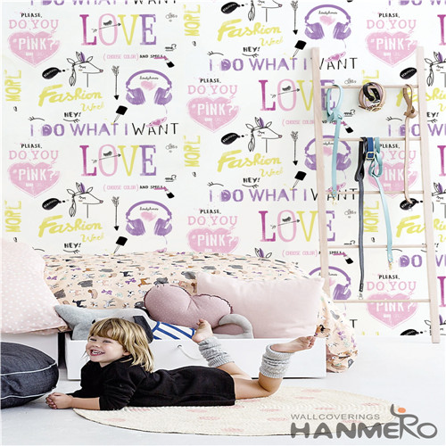 HANMERO PVC Decoration Flowers Technology House Classic 0.53*10M company wallpaper