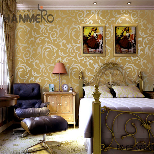 HANMERO PVC Gold Foil Dealer Geometric Technology Classic 0.53*10M Theatres wallpapers for rooms designs