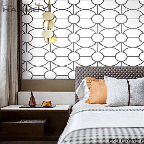 HANMERO Non-woven wall coverings Geometric Technology Classic Home Wall 0.53*10M Seller