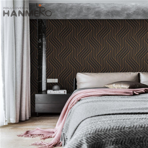 HANMERO Non-woven Seller Geometric Technology wallpaper house decor Home Wall 0.53*10M Classic