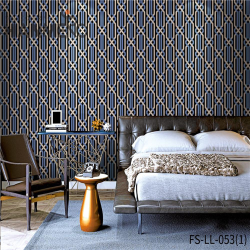 HANMERO 0.53*10M Seller Geometric Technology Classic Home Wall Non-woven removable wallpaper