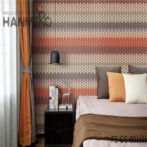 HANMERO Non-woven Luxury Geometric Technology Modern Bed Room 0.53*10M designer wallpaper