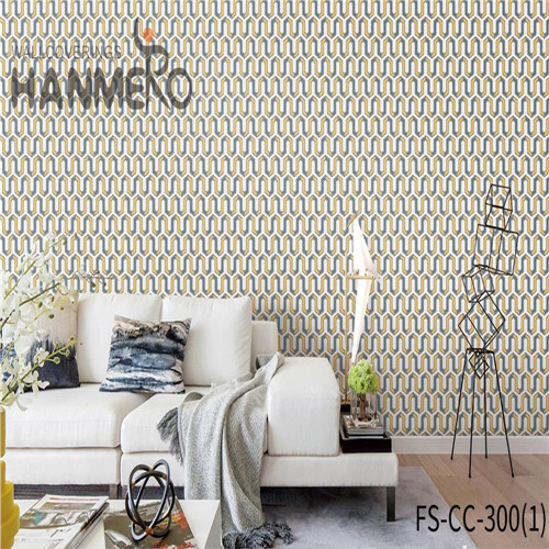 HANMERO Non-woven Luxury 0.53*10M Technology Modern Bed Room Geometric designer wallpaper borders