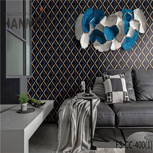 HANMERO Non-woven Luxury Geometric Technology 0.53*10M Bed Room Modern wallpaper designs for home interiors