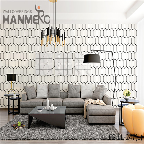 HANMERO Non-woven Standard Geometric Technology wallpaper for bathrooms Household 0.53*10M Classic