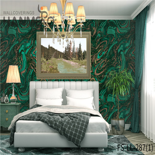 HANMERO Non-woven Standard 0.53*10M Technology Classic Household Geometric home design wallpaper
