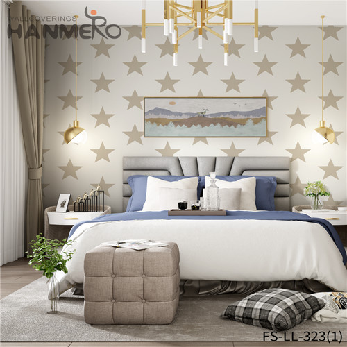 HANMERO Non-woven Standard Geometric Technology Household Classic 0.53*10M shop wallpaper designs