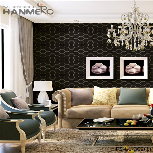HANMERO Non-woven Standard Geometric Classic Technology Household 0.53*10M wallpaper design house