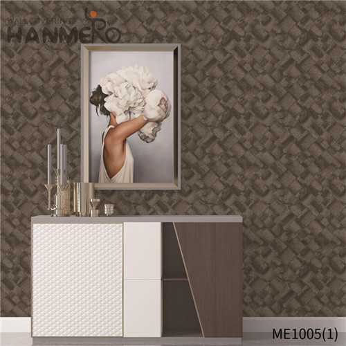 HANMERO PVC Gold Foil Strippable Geometric Technology Classic Home Wall 0.53*10M wallpaper design