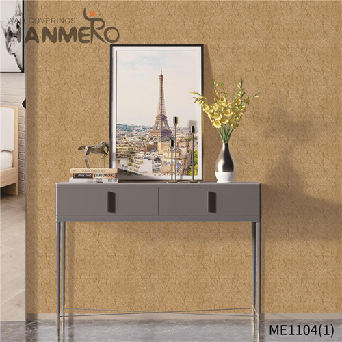 HANMERO PVC Gold Foil Strippable Home Wall Technology Classic Geometric 0.53*10M wallpaper for home wall price