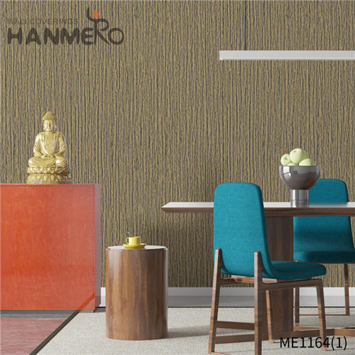 HANMERO Geometric Strippable PVC Gold Foil Technology Classic Home Wall 0.53*10M custom home wallpaper