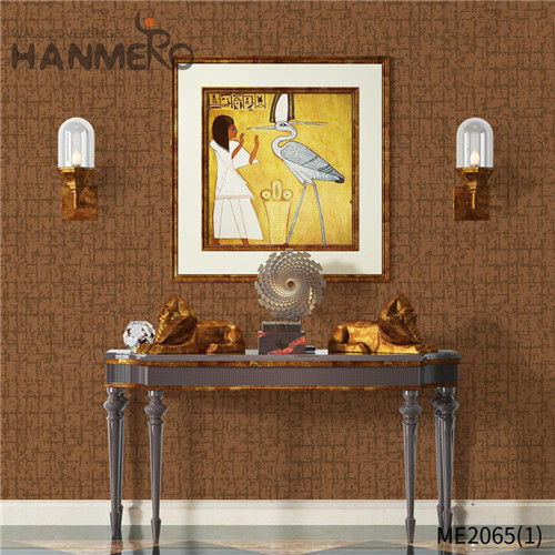 HANMERO PVC Gold Foil Stocklot Geometric Technology Modern 0.53*10M Lounge rooms wall covering paper