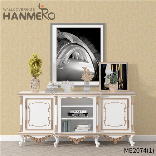 HANMERO Lounge rooms Stocklot Geometric Technology Modern PVC Gold Foil 0.53*10M wallpaper for walls for sale