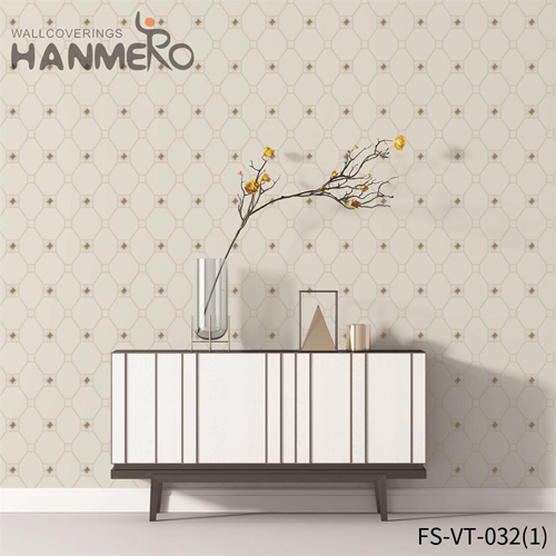 HANMERO Velvet 0.53*10M Geometric Deep Embossed Modern Theatres Cheap wallpaper room