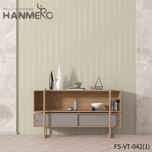 HANMERO Velvet Theatres Geometric Deep Embossed Modern Cheap 0.53*10M wallpaper for bedroom walls designs