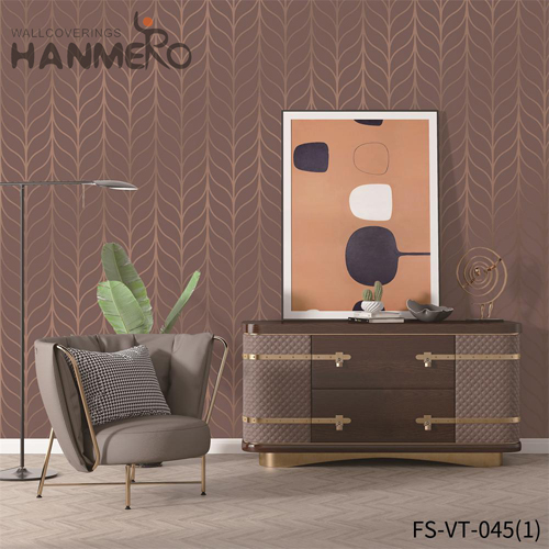 HANMERO Velvet Cheap Geometric Theatres Modern Deep Embossed 0.53*10M design house wallpaper