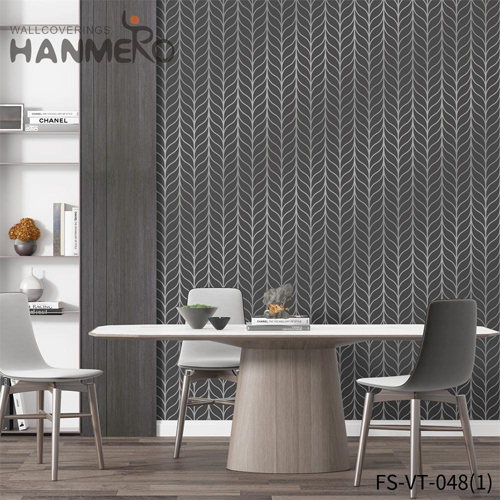 HANMERO Velvet Modern Geometric Deep Embossed Cheap Theatres 0.53*10M wallpaper online shopping