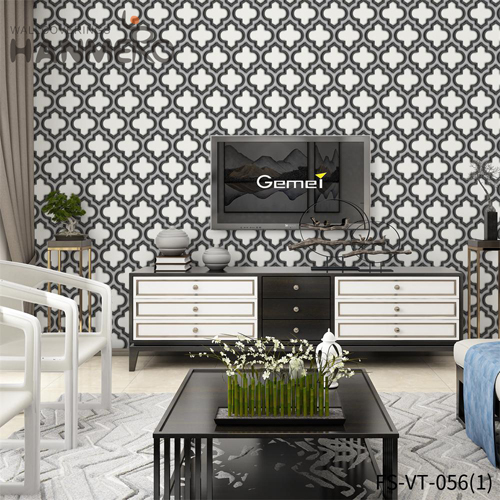 HANMERO Velvet Deep Embossed Geometric Cheap Modern Theatres 0.53*10M wallpapers for walls at home