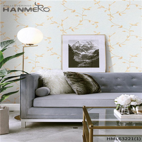 HANMERO PVC Sex Flowers Deep Embossed Pastoral Hallways country wallpaper 0.53*10M