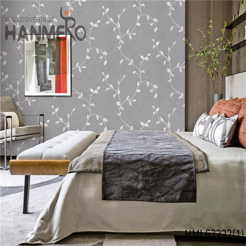 HANMERO 0.53*10M Sex Flowers Deep Embossed Pastoral Hallways PVC wallpaper for bedroom walls