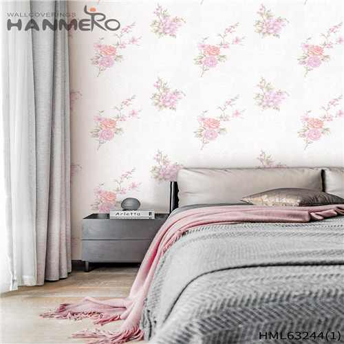 HANMERO PVC Sex Hallways Deep Embossed Pastoral Flowers 0.53*10M wallpaper & borders