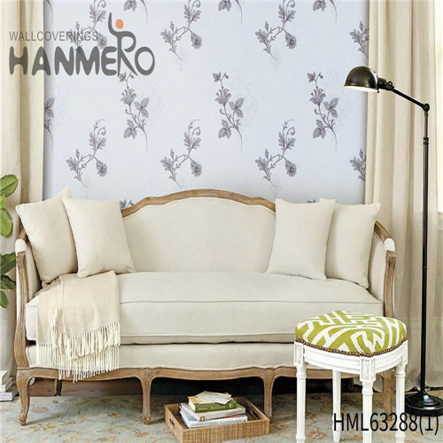 HANMERO PVC Sex wallpaper for home decor Bronzing European Children Room 0.53*10M Flowers