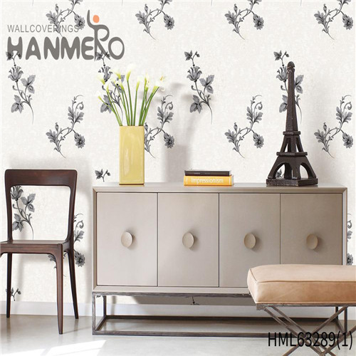 HANMERO PVC Sex Flowers trendy wallpaper European Children Room 0.53*10M Bronzing