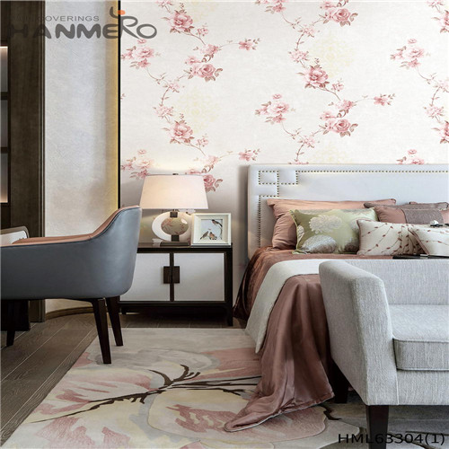 HANMERO 0.53*10M Sex Flowers Bronzing European Children Room PVC wallpaper for walls buy online