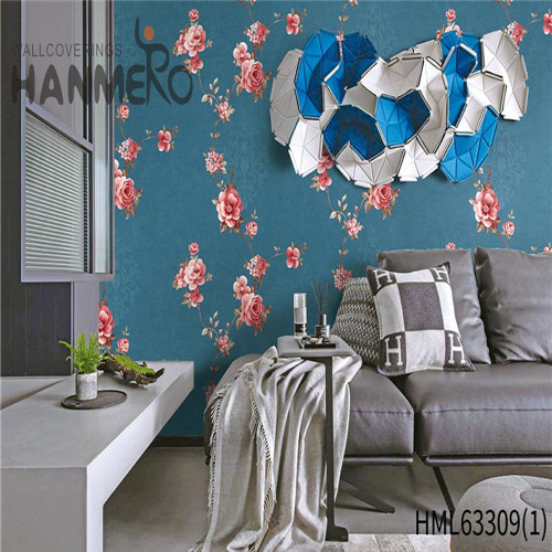 HANMERO PVC Sex 0.53*10M Bronzing European Children Room Flowers buy wallpaper border