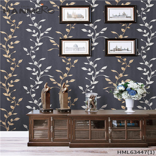 HANMERO PVC Dealer Flowers Saloon European Deep Embossed 0.53*10M unusual wallpaper for home