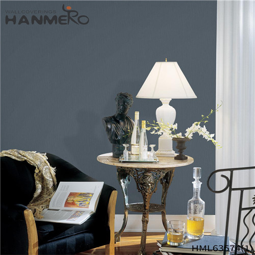 HANMERO PVC SGS.CE Certificate Landscape 0.53*10M European Photo studio Bronzing damask wallpaper for sale