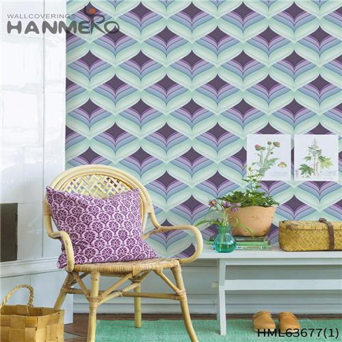 HANMERO PVC Unique Geometric Technology Modern wallpaper grey and yellow 0.53*10M Home Wall