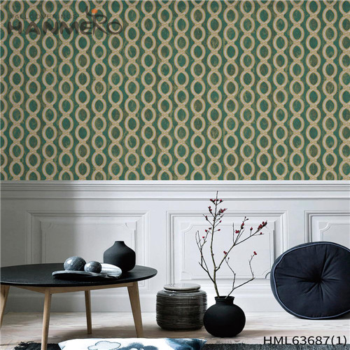 HANMERO 0.53*10M Unique Geometric Technology Modern Home Wall PVC wallpaper for your walls