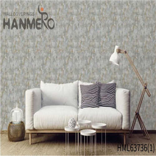 HANMERO Non-woven Standard 0.53*10M Technology European Lounge rooms Solid Color wallpaper for less