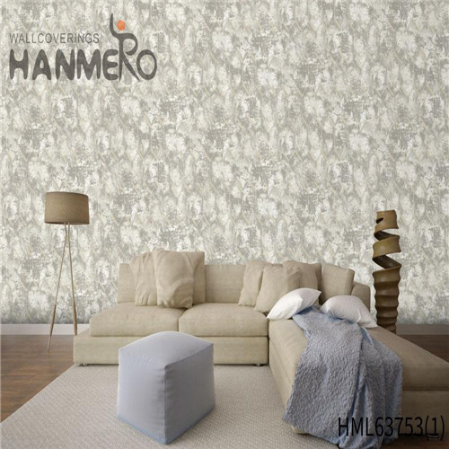 HANMERO Non-woven Standard Solid Color Technology Lounge rooms European 0.53*10M black modern wallpaper