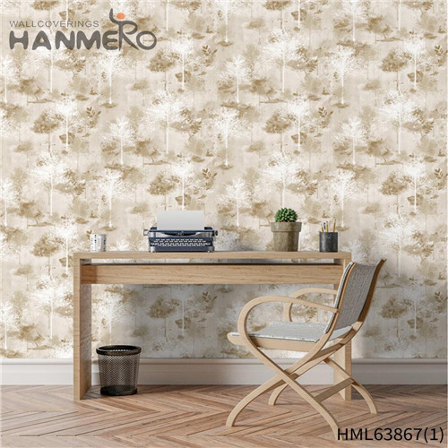 HANMERO Classic Scrubbable Stone Technology Non-woven Household 0.53*10M wallpaper and decor