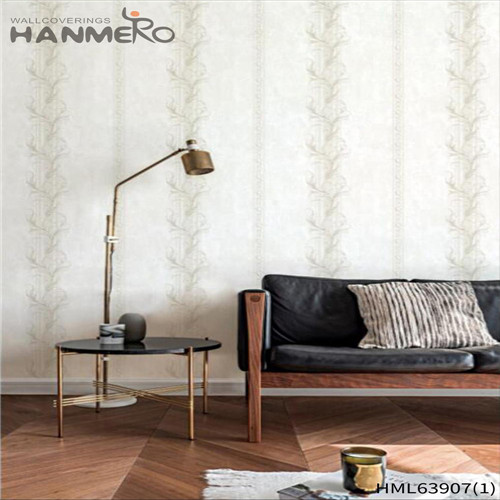 HANMERO PVC Dealer Flowers Deep Embossed Pastoral Exhibition wallpaper room design 0.53*10M