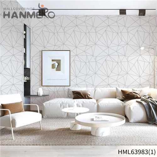 HANMERO PVC Sex Geometric Flocking Modern TV Background water wallpaper for walls 1.06*15.6M