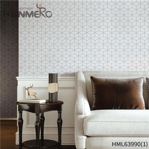 HANMERO PVC 1.06*15.6M Geometric Flocking Modern TV Background Sex home wallpaper decor