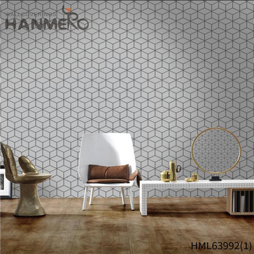 HANMERO PVC Sex 1.06*15.6M Flocking Modern TV Background Geometric wallpapers for the walls of house