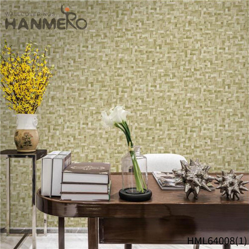 HANMERO PVC Sex Geometric Flocking Modern 1.06*15.6M TV Background modern wallpaper online