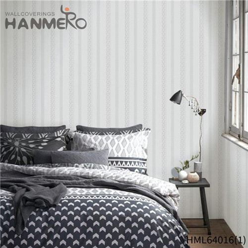 HANMERO PVC TV Background Geometric Flocking Modern Sex 1.06*15.6M wallpaper in bedroom designs