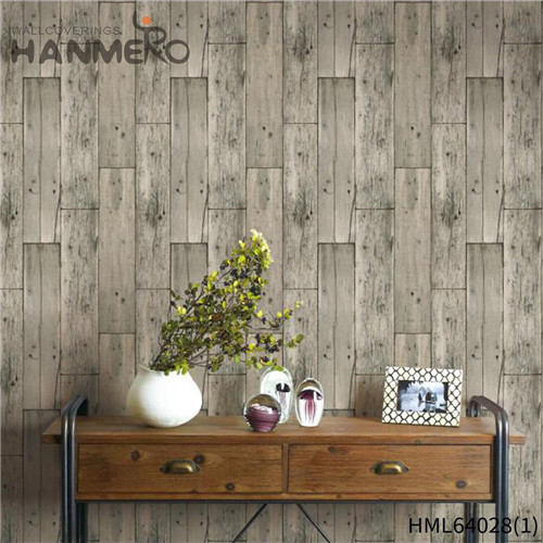 HANMERO PVC Modern Geometric Flocking Sex TV Background 1.06*15.6M bedroom design with wallpaper