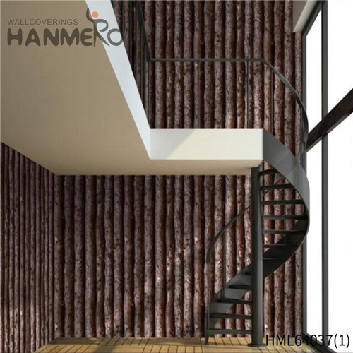 HANMERO PVC New Style Geometric Flocking Modern Home Wall 0.53*10M wallpaper design