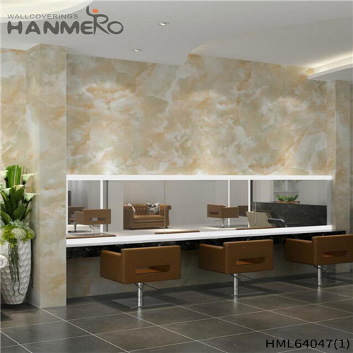HANMERO PVC New Style Geometric background wallpaper Modern Home Wall 0.53*10M Flocking