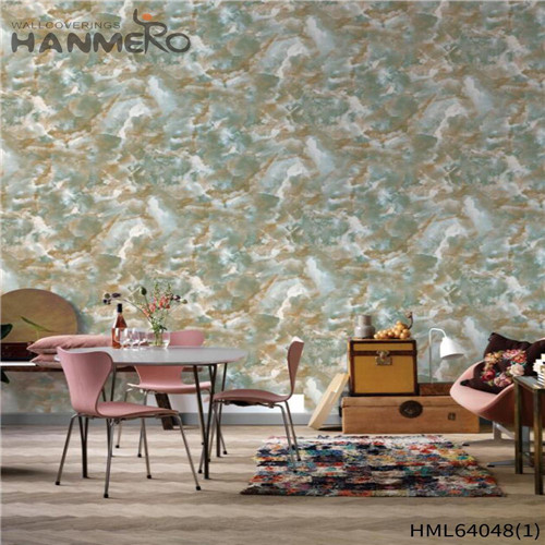 HANMERO PVC New Style Geometric Flocking wallpaper pattern Home Wall 0.53*10M Modern