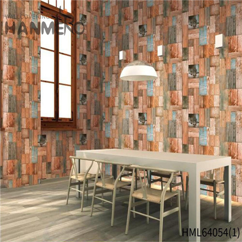 HANMERO PVC New Style Geometric Flocking Modern Home Wall shop wallpaper 0.53*10M