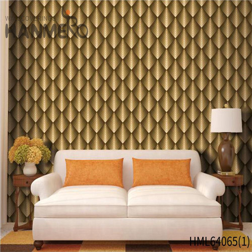 HANMERO PVC New Style Geometric 0.53*10M Modern Home Wall Flocking wallpaper shop online